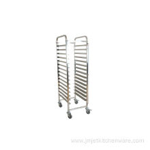 15 Tiers Stainless Steel Bakery Trolley For Baking